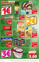 Gazetka promocyjna Kaufland - Gazetka - ważna od 15.06 do 15.06.2022 - strona 4 - produkty: alkohol, angebot, backmischung, Backmischungen, beutel, bratwurst, Cap, cappuccino, cin, cola, creme, de beukelaer, Dr. Oetker, eis, eiscreme, getränk, grobe bratwurst, häagen-dazs, hafer, haferflocken, jack daniel, jack daniel's, jacobs, Käse, käsekuchen, kitkat, kölln, korn, kuchen, lemonade, linsen, lion, milka, Mixgetränk, müsli, nestlé, purland, riegel, schoko, Schokolinsen, schokoriegel, schwein, sim, smarties, snack, Spezi, Ti, wein, whiskey, wurst, ZTE, zucker
