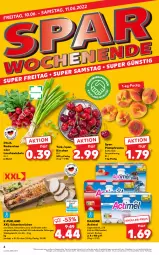 Gazetka promocyjna Kaufland - Gazetka - ważna od 15.06 do 15.06.2022 - strona 6 - produkty: actimel, angebot, braten, danone, drink, eis, elle, joghur, joghurt, Joghurtdrink, kirsch, kirsche, kirschen, Lauchzwiebel, lauchzwiebeln, milch, pfirsich, pfirsiche, plattpfirsiche, purland, radieschen, schnitten, schwein, schweine, schweinerücken, Ti, wein, weine, ZTE, zwiebel, zwiebeln