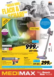 Gazetka promocyjna Medimax - MEDIMAX Prospekt KW16 2022 - Gazetka - ważna od 21.04 do 21.04.2022 - strona 1 - produkty: abholpreise, akku, alexa, angebot, dekoration, Dyson, eis, erde, gin, HDMI, kraft, LG, mastercard, Philips, pril, quad, Reinigung, reis, rum, smart tv, Soda, Spektrum, Stielsauger, Ti, uhd, usb