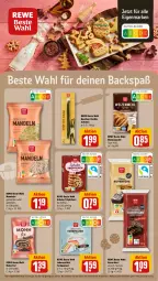 Gazetka promocyjna Rewe - Prospekte - Gazetka - ważna od 04.11 do 04.11.2023 - strona 9 - produkty: bourbon, bourbon vanille, lebensmittel, mandel, mandeln, mehl, rewe beste wahl, schoko, Ti, type 405, vanille, weizenmehl