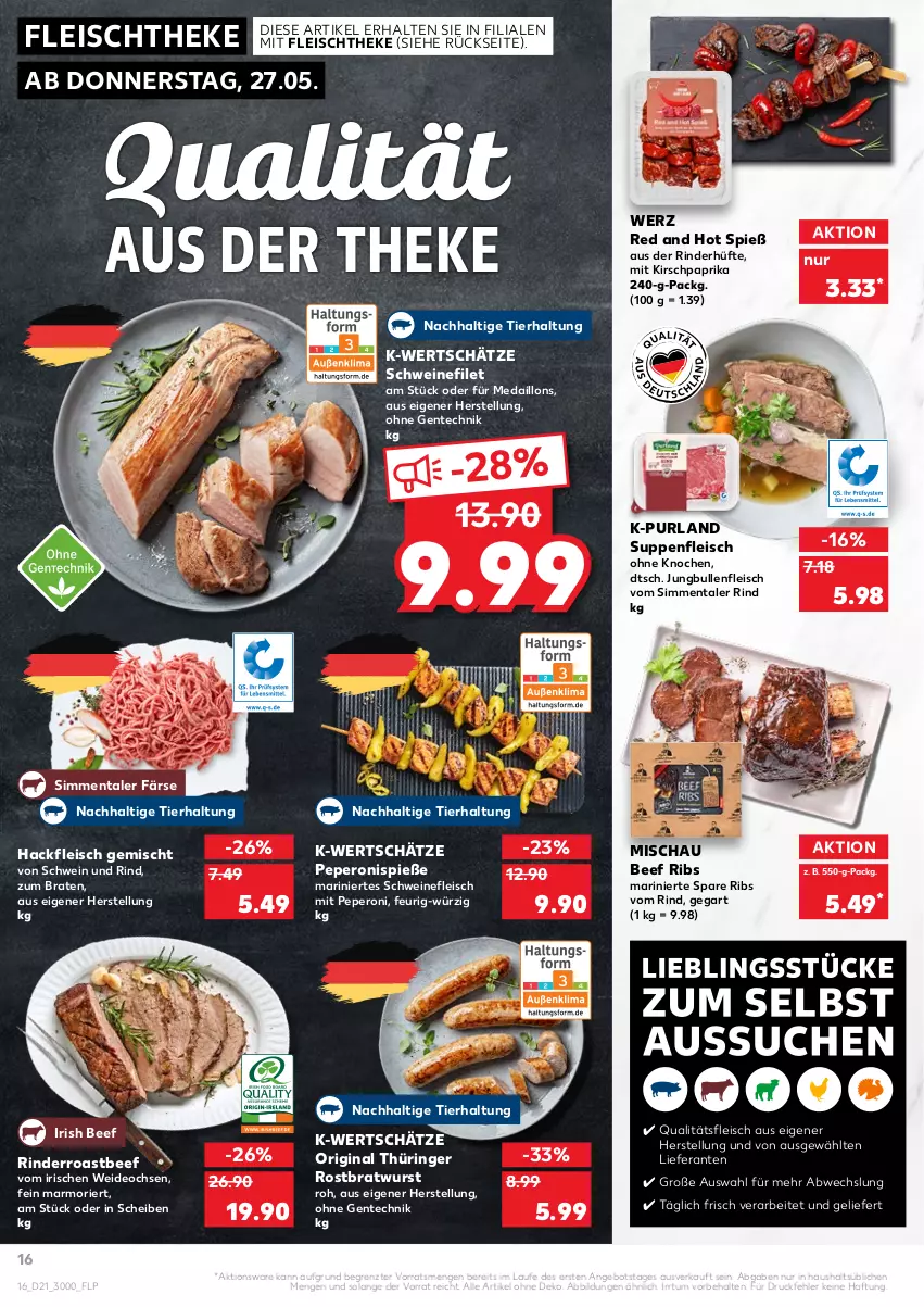 Aktueller Prospekt Kaufland - Gültig vom 27.05.2021 bis 02.06.2021 - von 27.05 bis 02.06.2021 - strona 16