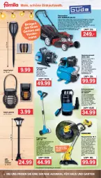 Gazetka promocyjna Famila - Prospekte - Gazetka - ważna od 16.04 do 16.04.2022 - strona 4 - produkty: akku, arla, Brei, bürste, bürsten, eis, elle, Garten, Gartenpumpe, HP, kraft, ladegerät, laterne, latte, leds, messer, rasen, rasenmäher, rasentrimmer, reiniger, reis, Ria, rwe, sac, Schal, schnellladegerät, teller, wasser, werkzeug