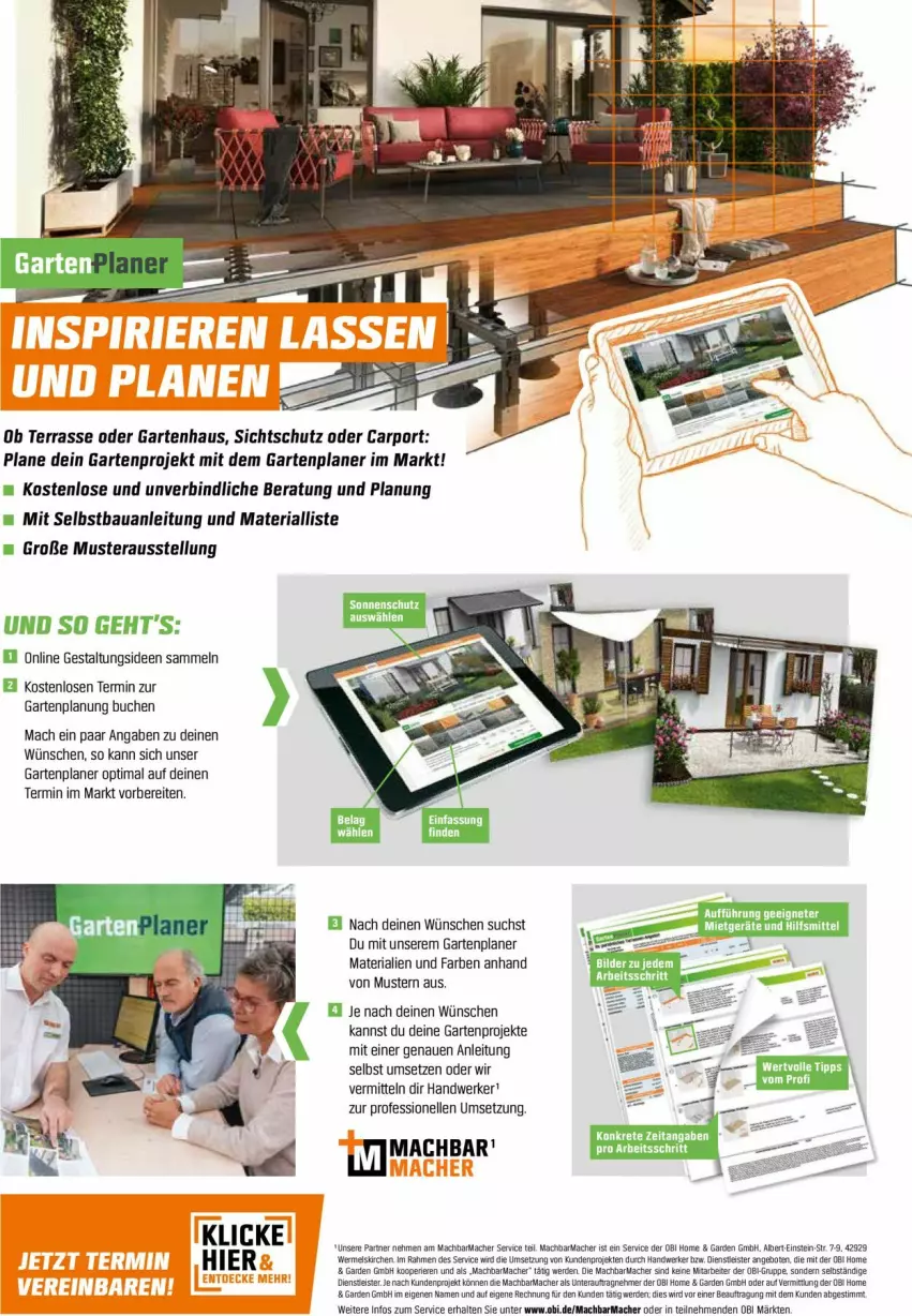 Aktueller Prospekt Obi - Prospekte - von 01.04 bis 30.04.2024 - strona 10 - produkty: Bau, buch, Carport, eier, eis, elle, erde, Garten, Gartenhaus, mac, Ria, Ti