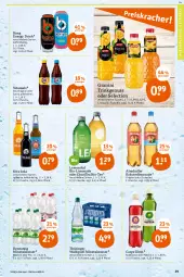 Gazetka promocyjna Tegut - Angebote der Woche - Gazetka - ważna od 05.02 do 05.02.2022 - strona 31 - produkty: alkohol, alkoholfreie getränke, almdudler, Alwa, bio, buch, drink, eis, energy drink, flasche, fritz, fritz-kola, getränk, getränke, gin, granini, kräuter, limo, limonade, malz, mineralwasser, nuss, ring, Sport, tee, Ti, vita, vitamalz, wasser, zucker