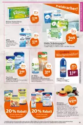 Gazetka promocyjna Tegut - Angebote der Woche - Gazetka - ważna od 05.02 do 05.02.2022 - strona 33 - produkty: Abtei, Air Wick, balsam, Becher, bio, biozidprodukte, Clin, dessert, Dessertteller, eis, elle, emsa, flasche, hakle, hakle toilettenpapier, kaffee, kaffeebecher, Kombiservice, lenor, lenor weichspüler, mikrowelle, Mode, papier, Rauch, reiniger, reis, rwe, Schal, Schale, Speiseteller, spülmaschinen, Tasche, taschen, taschentücher, telefon, teller, Tena Lady, Ti, toilettenpapier, tücher, uhr, weck, weichspüler, WICK