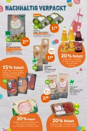 Gazetka promocyjna Tegut - Angebote der Woche - Gazetka - ważna od 05.02 do 05.02.2022 - strona 6 - produkty: basmati, Bau, bio, Bio-Gemüse, bioland, eis, ente, flasche, frucht, gulasch, kartoffel, kartoffeln, kasseler, lachs, landprimus, limette, limetten, Mett, metten, natur, naturland, Nektar, papier, Papiertüte, reis, rind, rinder, rindergulasch, saft, säfte, Schal, Schale, speisekartoffeln, Ti, Tüte