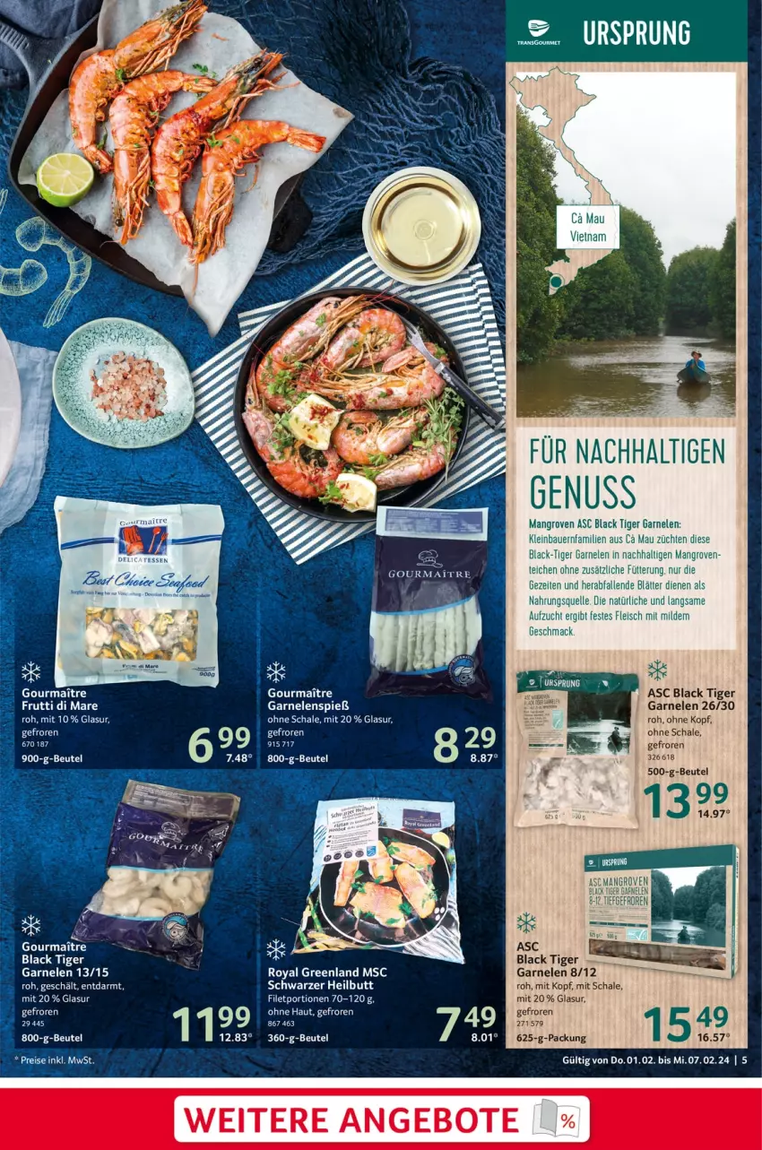 Aktueller Prospekt Selgros - Food - von 01.02 bis 07.02.2024 - strona 5 - produkty: angebot, angebote, auer, Bau, Bauer, beutel, eier, eis, elle, filet, fleisch, frutti di mare, garnelen, lack, mac, nuss, Schal, Schale, tee, Ti