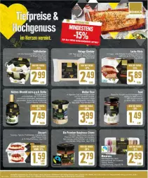 Gazetka promocyjna Edeka - Prospekte - Gazetka - ważna od 23.03 do 23.03.2024 - strona 20 - produkty: bio, butter, cheddar, creme, deka, eis, filet, filets, flasche, haselnuss, Kette, knoblauch, kräuter, lachs, LG, mac, Macarons, mandel, marinade, natives olivenöl, nuss, oder kräuter, olive, oliven, olivenöl, olivenöl extra, Profiteroles, reis, saft, schoko, schokolade, Tartufo, Ti, tiramisu, ZTE