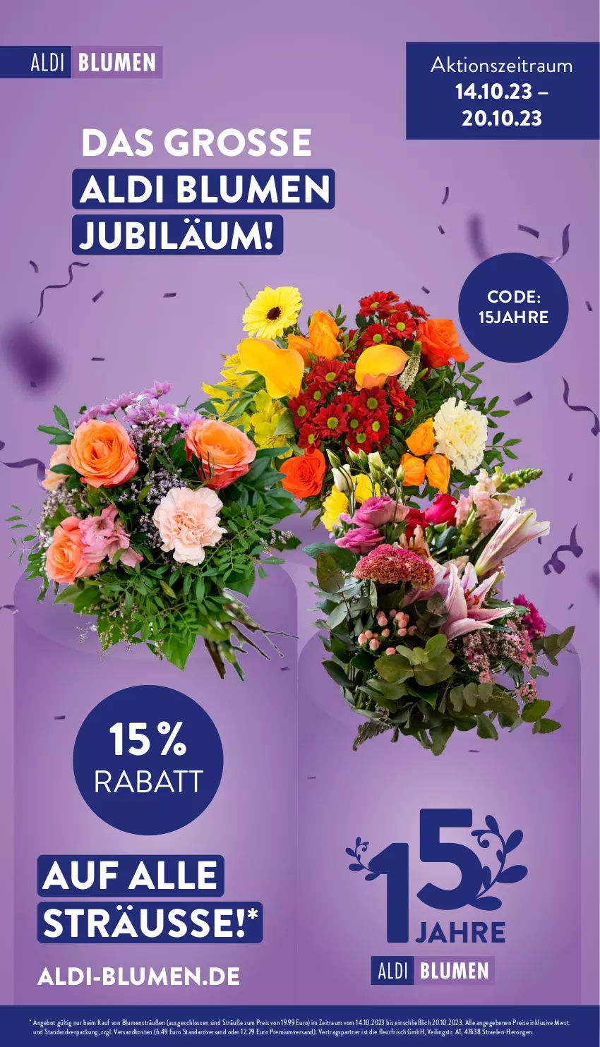 Aktueller Prospekt Aldi Nord - Von Montag - von 16.10 bis 21.10.2023 - strona 37 - produkty: aldi, angebot, blume, blumen, eis, hero, ndk, reis, Ti