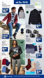 Gazetka promocyjna Aldi Nord - Von Montag - Gazetka - ważna od 21.10 do 21.10.2023 - strona 22 - produkty: aldi, Bau, baumwolle, bett, dell, eis, elle, garnitur, hemd, hose, Jacke, jeans, Mode, Pants, Pyjama, reine baumwolle, Retropants, Ria, rwe, shirt, socken, strümpfe, sweatjacke, Sweatshirt, Ti, up2fashion, wolle