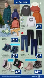 Gazetka promocyjna Aldi Nord - Von Montag - Gazetka - ważna od 21.10 do 21.10.2023 - strona 23 - produkty: aldi, Bau, baumwolle, decksohle, dell, gin, hose, Jacke, Mode, obermaterial synthetik, pocopiano, reine baumwolle, Ria, shirt, strümpfe, Sweatshirt, Ti, Tiere, walkx, wasser, wolle, Yo, ZTE