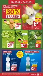 Gazetka promocyjna Aldi Nord - Von Montag - Gazetka - ważna od 21.10 do 21.10.2023 - strona 27 - produkty: aldi, Alwa, bio, bio-zucchini, Birnen, eis, flasche, gerolsteine, gerolsteiner, gin, grill, kartoffel, kartoffeln, LG, mineralwasser, natürliches mineralwasser, Quellbrunn, reis, rosen, Rosenkohl, steiner, tafelbirnen, Ti, tiefpreis, trolli, wasser, ZTE, zucchini