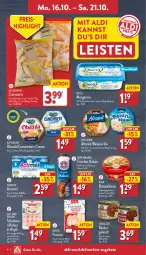 Gazetka promocyjna Aldi Nord - Von Montag - Gazetka - ważna od 21.10 do 21.10.2023 - strona 6 - produkty: actimel, aldi, Alpenhain, angebot, angebote, aufstrich, bärenmarke, bavaria blu, becel, Becher, bergader, brot, brotaufstrich, camembert, creme, Croissant, croissants, danone, eis, finesse, gulasch, herta, kakao, margarine, obazda, ohne palmöl, Popp, reis, Ria, rind, rinder, schinken, Ti