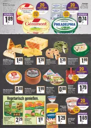 Gazetka promocyjna E Center - Angebote der Woche - Gazetka - ważna od 18.06 do 18.06.2022 - strona 12 - produkty: angebot, aufschnitt, Bau, Becher, chaumes, creme, edelcreme, französischer weichkäse, frischkäse, garden gourmet, gin, hartkäse, Käse, milch, nuss, nusspli, philadelphia, sandwich, schnittkäse, schweizer hartkäse, snack, tee, Ti, Vegeta, weichkäse, zucker