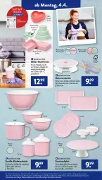 Gazetka promocyjna AldiSud - ALDI Aktuell - Gazetka - ważna od 09.04 do 09.04.2022 - strona 13 - produkty: alle artikel ohne dekoration, Aufbewahrungsdose, Backform, Becher, beutel, dekoration, dell, dessert, Dessertteller, eis, elle, gin, Holz, kleid, Kleidung, küche, kuchen, Küchen, latte, maille, Messbecher, Mode, Schal, Schale, schüssel, Servierplatten, teller, Ti, torte, ZTE
