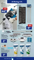 Gazetka promocyjna AldiSud - ALDI Aktuell - Gazetka - ważna od 09.04 do 09.04.2022 - strona 20 - produkty: aldi, angebot, Bohrerset, Bohrhammer, dell, eis, elle, ferrex, leine, LG, Magnets, Mode, Rauch, reis, resa, rwe, Schal, Schale, teller, Ti, usb, wasser, werkzeug