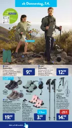 Gazetka promocyjna AldiSud - ALDI Aktuell - Gazetka - ważna od 09.04 do 09.04.2022 - strona 28 - produkty: aldi, Bau, baumwolle, decksohle, dell, eis, elle, hose, hosen, Laufen, Mode, rel, Ria, shorts, sneaker, socken, Sport, Ti, Tiere, wasser, wolle