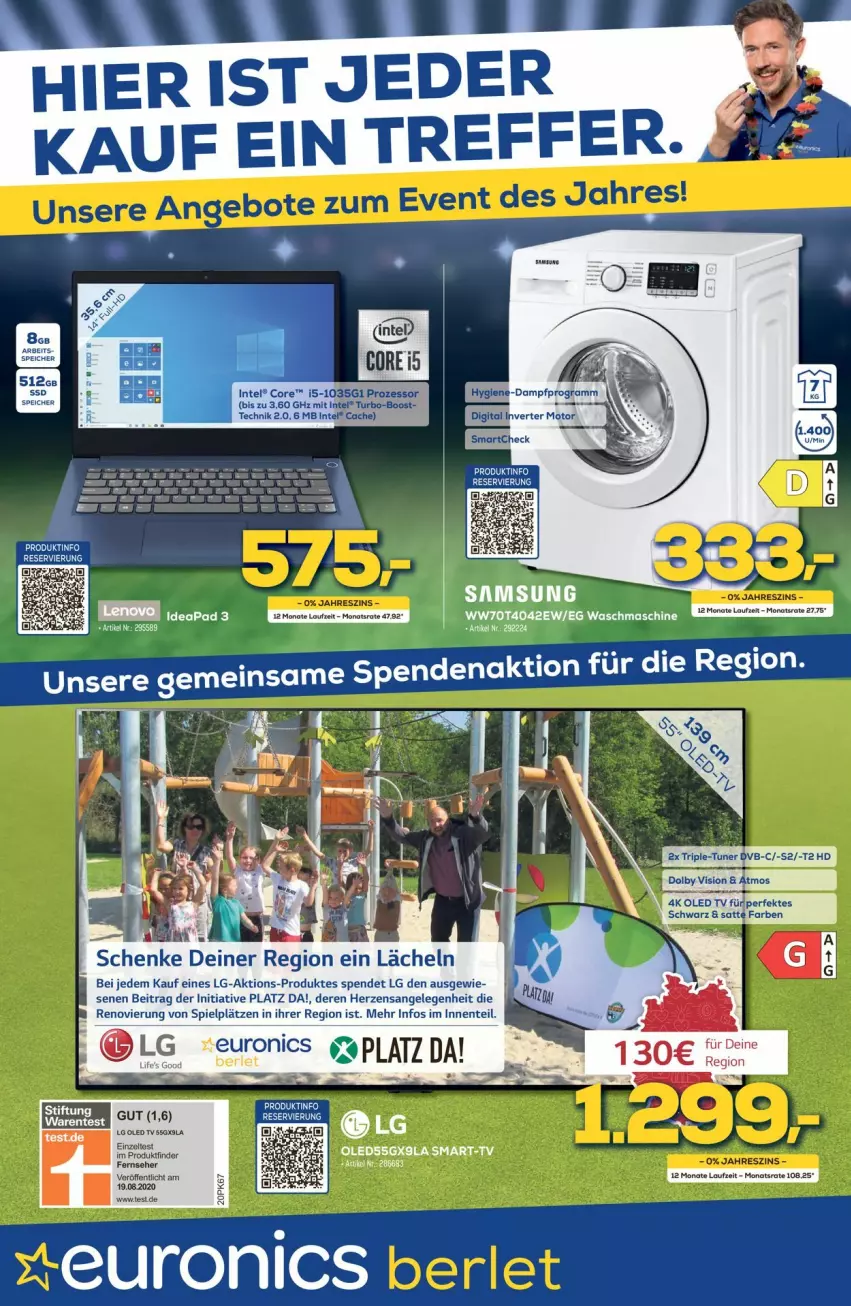 Aktueller Prospekt Euronics - Prospekte - von 23.06 bis 30.06.2021 - strona 1