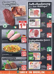 Gazetka promocyjna Edeka - Angebote der Woche - Gazetka - ważna od 29.01 do 29.01.2022 - strona 9 - produkty: auer, backofen, Bau, Bauer, bio, brustfilet, burger, curry, eis, ente, filet, Flanksteak, fleisch, hähnchenbrust, hähnchenbrustfilet, hähnchenflügel, hamburger, Hausmacher, lachs, mac, natur, Ofen, pfanne, pute, Putenoberkeule, reis, rel, rind, saft, schinken, schnitten, schnitzel, schwein, schweine, schweineschnitzel, steak, tee, Ti, top-preis, wein, weine, wiesenhof