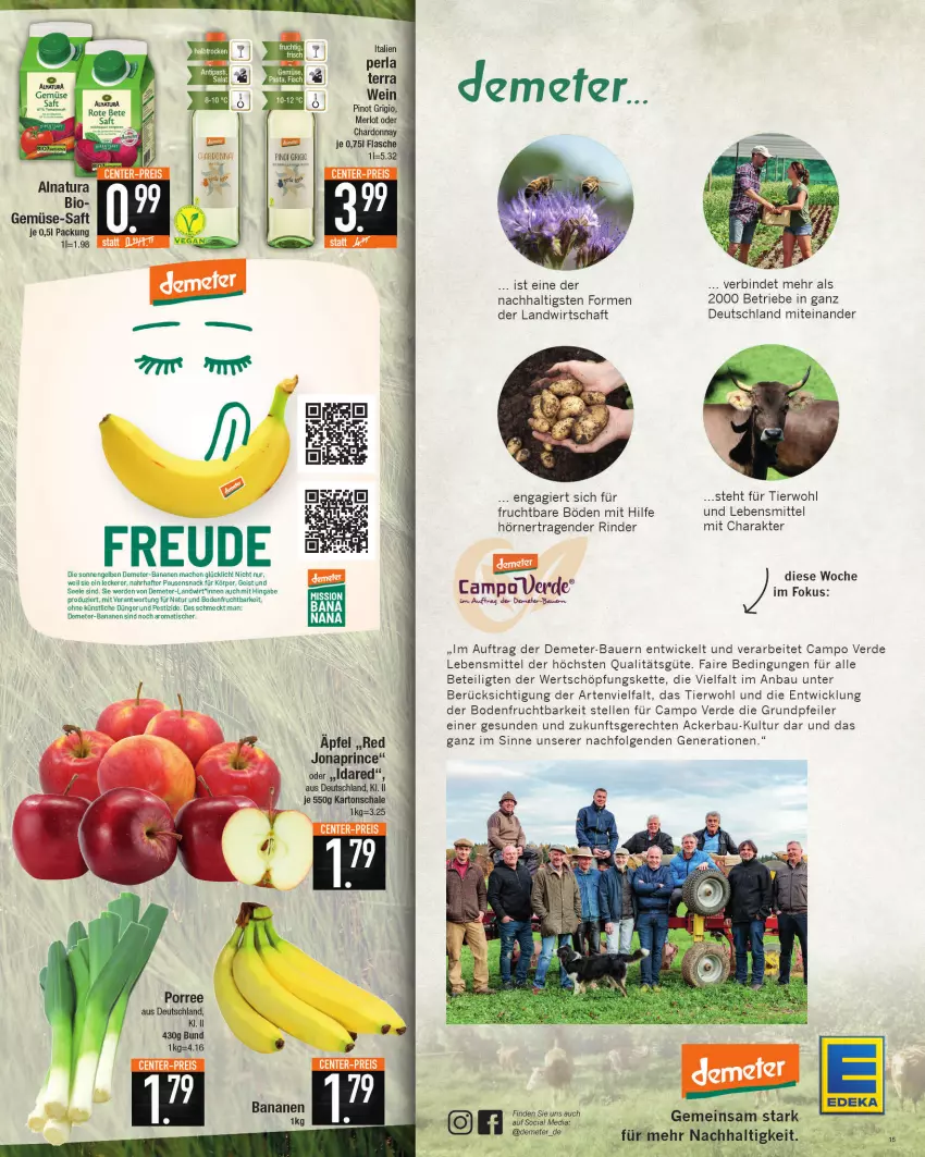 Aktueller Prospekt E Center - Angebote der Woche - von 09.05 bis 14.05.2022 - strona 15 - produkty: banane, bananen, Ti