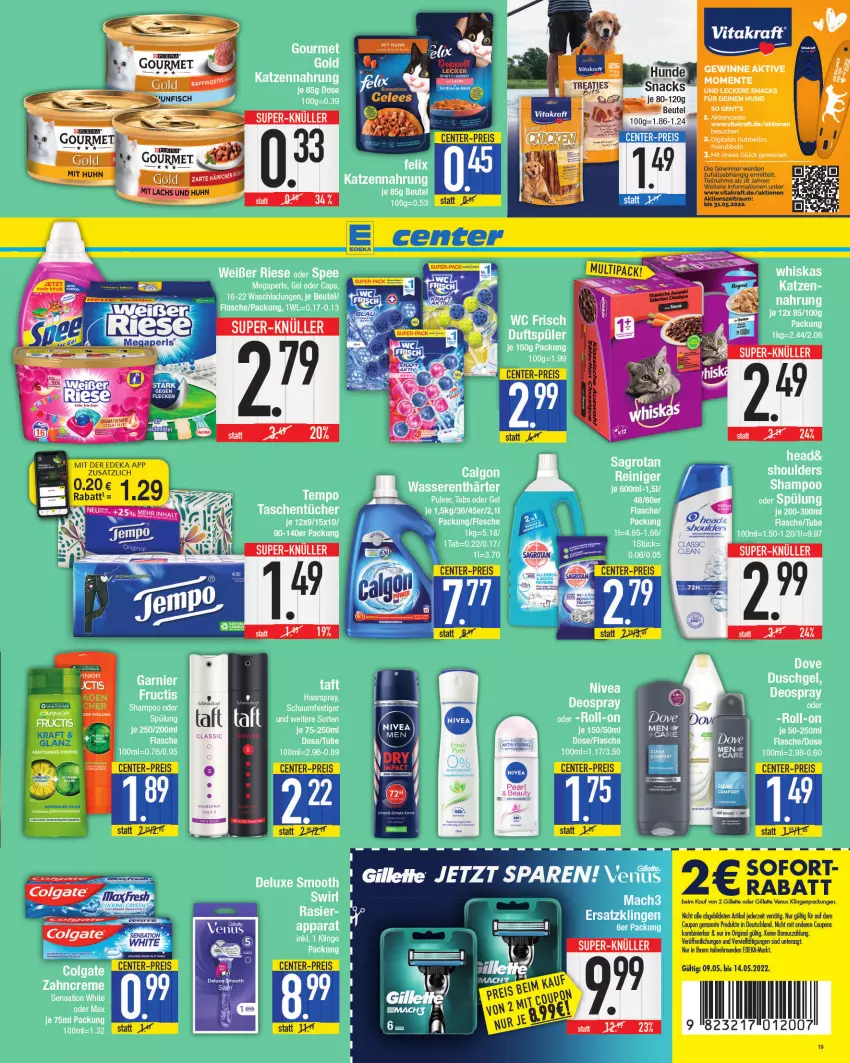 Aktueller Prospekt E Center - Angebote der Woche - von 09.05 bis 14.05.2022 - strona 19 - produkty: coupon, coupons, deka, dove, gin, mac, mach3, Ti