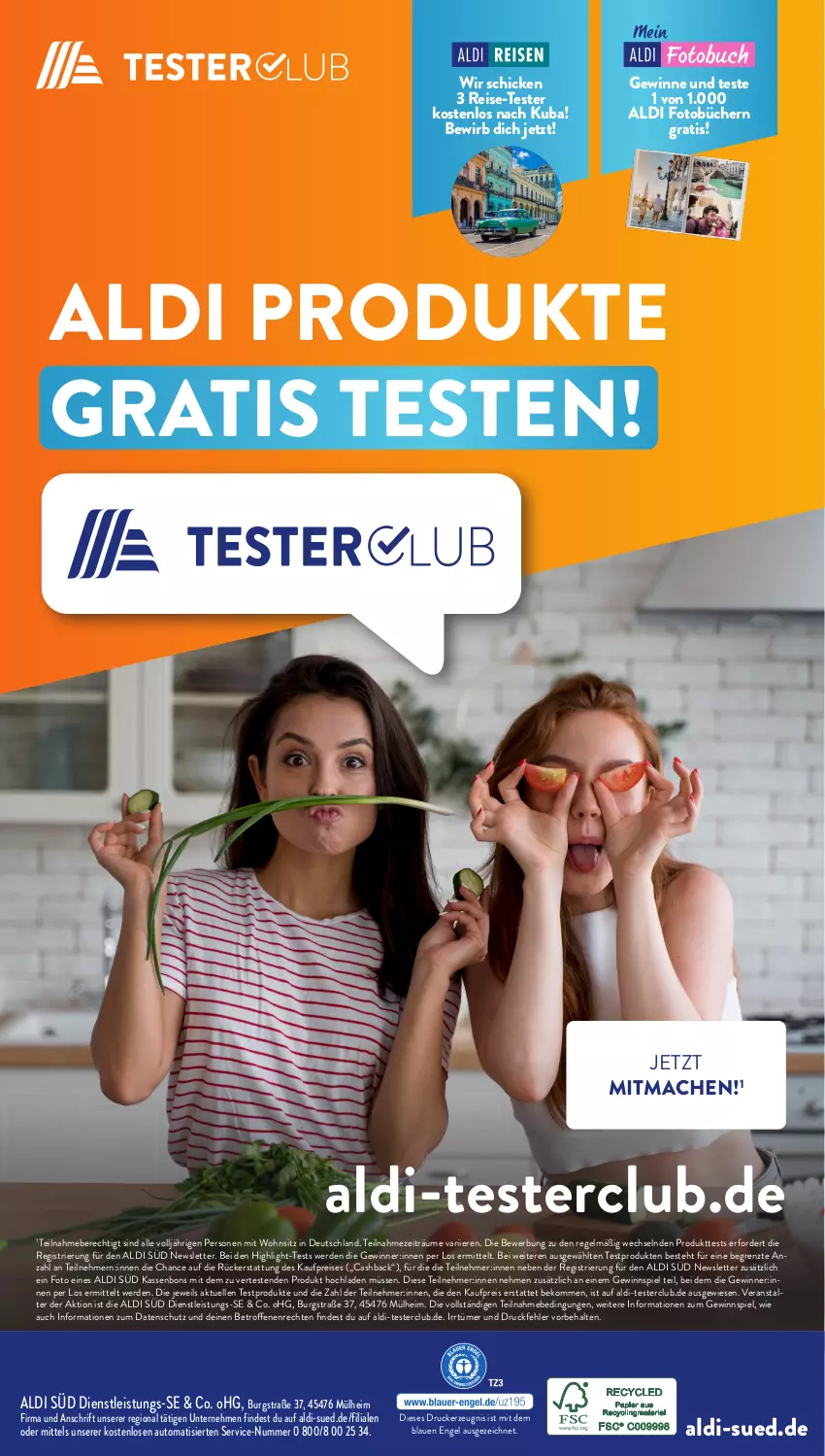 Aktueller Prospekt AldiSud - ALDI SPORTS Gewinnspiel & Angebote - von 22.09 bis 22.10.2023 - strona 4 - produkty: aldi, auto, beko, drucker, eis, elle, Engel, erde, gewinnspiel, kerze, mac, reis, Ti, ZTE