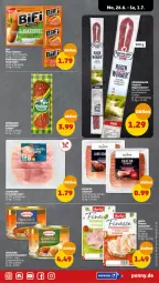 Gazetka promocyjna Penny - Prospekte - Gazetka - ważna od 01.07 do 01.07.2023 - strona 5 - produkty: auer, Bau, Bauer, dreistern, eis, fleisch, gin, olsen, pizza, reis, rind, rinder, rouladen, rügenwalder, salami, schinken, schwein, schweine, schweinefleisch, snack, tee, Ti, wein, weine, wiesbauer