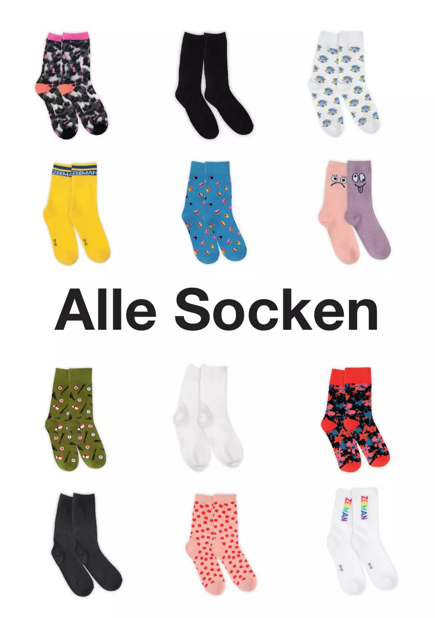 Aktueller Prospekt Zeeman - Prospekte - von 05.02 bis 11.02.2022 - strona 10 - produkty: socken