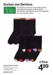 Gazetka promocyjna Zeeman - Prospekte - Gazetka - ważna od 11.02 do 11.02.2022 - strona 12 - produkty: bamboo, bambus, Bau, baumwolle, sac, socken, wolle