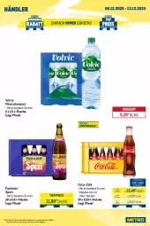Gazetka promocyjna Metro - Wochen-Angebote Händler - Gazetka - ważna od 13.12 do 13.12.2025 - strona 4 - produkty: Alwa, angebot, auer, beleuchtung, coca-cola, cola, eis, flasche, Glastür, kühlschrank, Metro, metro gastro, mineralwasser, Paula, paulaner, reis, Schrank, Spezi, Ti, tiefpreis, volvic, wasser
