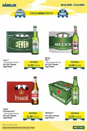 Gazetka promocyjna Metro - Wochen-Angebote Händler - Gazetka - ważna od 13.12 do 13.12.2025 - strona 6 - produkty: auto, corona, corona extra, eis, flasche, getränk, getränke, heineken, jever, LG, Metro, natur, natura, Palette, pils, premium pils, reis, Ti, tiefpreis, tisch, tyskie