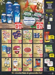 Gazetka promocyjna Edeka - Angebote der Woche - Gazetka - ważna od 25.12 do 25.12.2021 - strona 13 - produkty: bacon, Becher, Brühe, buch, eier, eintöpfe, eis, grünländer, Holz, Käse, LG, nuss, philadelphia, reis, sahne, schlagrahm, schnittkäse, suppe, suppen, Ti, top-preis, tulip, würfel
