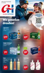 Gazetka promocyjna Getraenke Hoffmann - Prospekte - Gazetka - ważna od 18.01 do 18.01.2025 - strona 1 - produkty: angebot, angebote, bier, bio, bionade, bree, chardonnay, decke, eis, eistee, elle, jever, limo, limonade, nuss, Pinot, pinot noir, riesling, Staatl. Fachingen, tee, Ti, vodka, wasser