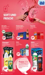 Gazetka promocyjna Getraenke Hoffmann - Prospekte - Gazetka - ważna od 18.01 do 18.01.2025 - strona 3 - produkty: 7UP, alkohol, apfel, apfelsaft, coca-cola, coffein, cola, drink, drinks, elle, fritz, gin, limo, limonade, orange, orangen, Paula, paulaner, pepsi, rezept, rezepte, rhabarber, saft, schorle, schweppes, Schwip Schwap, Spezi, tee, Ti, trauben, Traubensaft, volvic