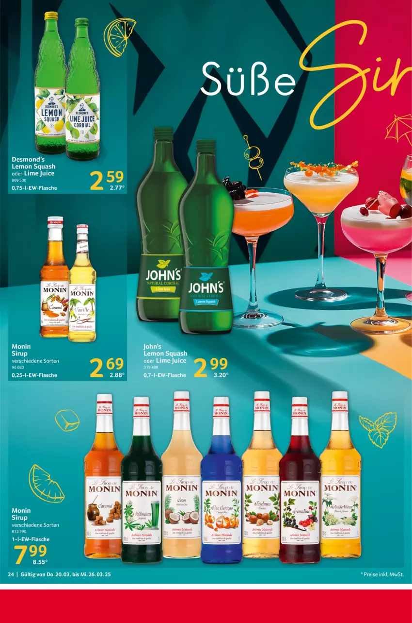 Aktueller Prospekt Selgros - Food - von 20.03 bis 26.03.2025 - strona 24 - produkty: eis, flasche, monin, reis, sirup, Ti