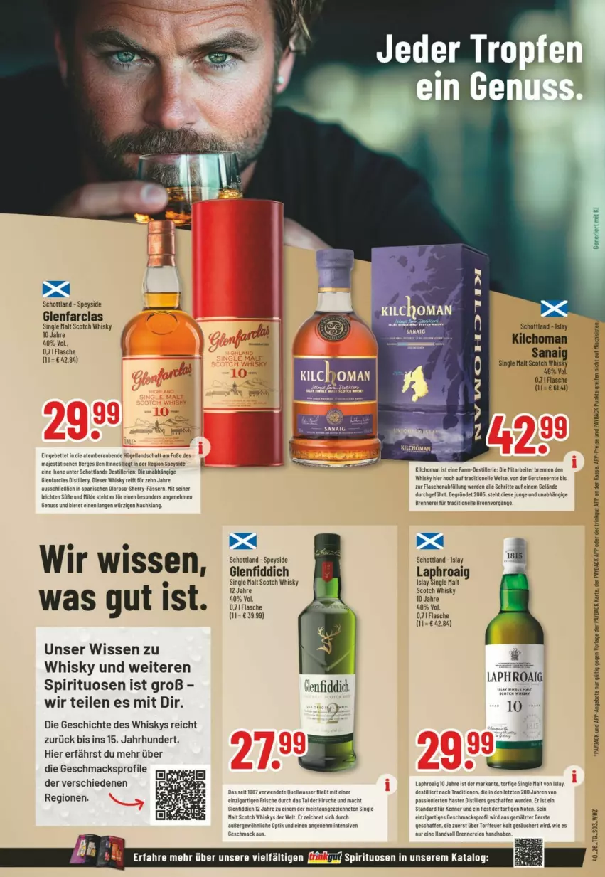 Aktueller Prospekt Trinkgut - Prospekte - von 04.10 bis 10.10.2026 - strona 13 - produkty: angebot, angebote, bett, eis, elle, erde, flasche, laphroaig, LG, mac, nuss, payback, reifen, reis, rwe, sana, schott, scotch, scotch whisky, senf, single malt, spirituosen, Ti, tisch, wasser, whisky, ZTE