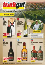 Gazetka promocyjna Trinkgut - Prospekte - Gazetka - ważna od 10.10 do 10.10.2026 - strona 11 - produkty: apfel, blended scotch, blended scotch whisky, brut, burgunder, Cognac, deka, eis, flasche, frucht, Garten, Gemischter Satz, grüner veltliner, harman, Radio, reis, Remy Martin, Ria, schott, scotch, scotch whisky, Ti, uhr, wein, whisky, wiener, ZTE