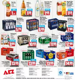 Gazetka promocyjna Aez - Prospekte - Gazetka - ważna od 20.05 do 20.05.2023 - strona 16 - produkty: adelholzener, AEZ, Alwa, amecke, Astra, bier, bio, bionade, buch, budweiser, bügel, bügelflasche, burger, drucker, eis, eistee, elle, Engel, ente, erdinger, fever-tree, fisch, flasche, flensburger, frucht, fruchtsaft, fuze tea, Germ, gerolsteine, gerolsteiner, glasflasche, Hohes C, Holz, kerze, krombache, krombacher, LG, limo, mineralwasser, perla, reis, ring, rum, saft, säfte, schorle, schweppes, steiner, tee, teller, Ti, tyskie, uhr, warsteiner, wasser, weissbier, ZTE