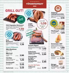 Gazetka promocyjna Aez - Prospekte - Gazetka - ważna od 20.05 do 20.05.2023 - strona 5 - produkty: auer, aufschnitt, Bad, Blüte, bratwurst, buch, chili, curry, eier, eis, emmentaler, fleisch, fleischsalat, frucht, gewürz, gin, grill, grillsauce, halbfester schnittkäse, hartkäse, hofgut, Holz, ideal zum grillen, ilag, Käse, kasseler, LG, lyoner, mac, mais, milch, natur, nuss, obazda, reis, ring, salami, salat, sauce, saucen, schnittkäse, schwein, schweine, schweizer hartkäse, Spezi, steak, südtiroler, Ti, tisch, uhr, wein, weine, wurst, Yo, ZTE, zucker, zuckermais