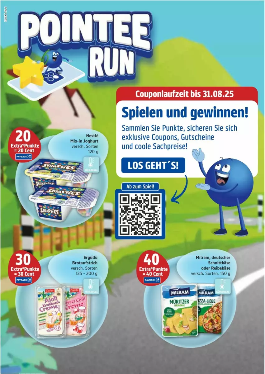 Aktueller Prospekt Edeka - Prospekte - von 04.08 bis 09.08.2025 - strona 16 - produkty: aufstrich, brot, brotaufstrich, coupon, coupons, deutscher schnittkäse, eis, gutschein, gutscheine, HP, joghur, joghurt, Käse, milram, Reibekäse, reis, sac, schnittkäse, Spiele, tee