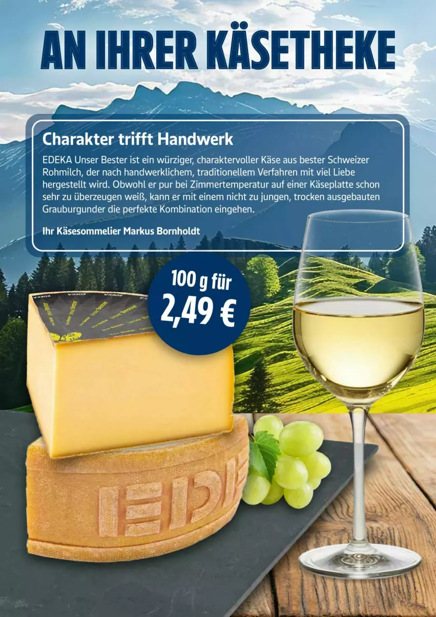 Aktueller Prospekt Edeka - Prospekte - von 04.08 bis 09.08.2025 - strona 29 - produkty: Bau, burgunder, elle, grauburgunder, Käse, latte, Ti