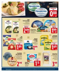 Gazetka promocyjna Edeka - Prospekte - Gazetka - ważna od 23.12 do 23.12.2024 - strona 12 - produkty: arla, auer, Bau, Bauer, bavaria blu, bergader, beutel, bio, Blüte, emmi, feta, finello, frischkäse, frischkäsezubereitung, Heu, heumilch, Käse, käsescheiben, leerdammer, milch, mozzarella, nerf, pfeffer, philadelphia, rel, Ria, sac, Spezi, zitrone, zitronen