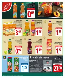 Gazetka promocyjna Edeka - Prospekte - Gazetka - ważna od 23.12 do 23.12.2024 - strona 25 - produkty: apfel, aprikose, direktsaft, drink, eis, eistee, Elan, flasche, frucht, Nektar, orange, saft, tee, Ti, vita, Vitamine, zucker