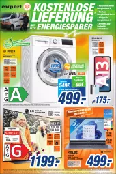 Gazetka promocyjna Expert Bonn - Prospekte - Gazetka - ważna od 03.02 do 03.02.2023 - strona 1 - produkty: abholpreise, alle preise sind abholpreise, aqua, asti, asus, auto, bosch, dvb, DVB-T, eis, fanta, herdset, kochfeld, kühlgerät, LG, notebook, Oled-TV, reis, spee, ssd, Ti, tisch, Trockner, tuner, VivoBook, waschmaschine, waschmaschinen