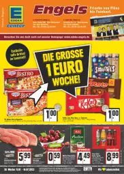 Gazetka promocyjna E Center - Angebote der Woche - Gazetka - ważna od 16.07 do 16.07.2022 - strona 1 - produkty: braten, eis, elle, Engel, ente, kirsch, kirsche, kirschen, lebensmittel, magazin, mars, reis, reiss, ritter, rwe, schinken, schinkenschnitzel, schnitzel, tee, teller, Ti, uhr