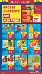 Gazetka promocyjna Aldi Nord - Von Montag - Gazetka - ważna od 31.01 do 31.01.2026 - strona 11 - produkty: aldi, angebot, angebote, antipasti, asti, aus der tiefkühlung, beutel, bratwurst, brustfilet, chili, curry, currywurst, dip, direktsaft, eis, elle, Falafel, filet, flasche, fleisch, frucht, gewürz, gin, knoblauch, kräuter, marinade, mit frucht, nuggets, olive, oliven, orange, orangen, orangensaft, paprika, pommes, Pommes Frites, reis, rostbratwurst, saft, schnitzel, Ti, wurst, ZTE