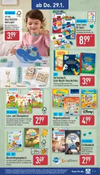 Gazetka promocyjna Aldi Nord - Von Montag - Gazetka - ważna od 31.01 do 31.01.2026 - strona 23 - produkty: buch, disney, ente, Garten, Holz, Kinder, LG, Magnets, Maus, mikado, Ti, tisch