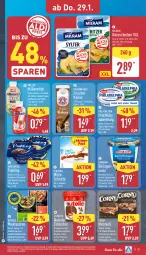 Gazetka promocyjna Aldi Nord - Von Montag - Gazetka - ważna od 31.01 do 31.01.2026 - strona 31 - produkty: aus der tiefkühlung, bärenmarke, Becher, beutel, bourbon, corny, creme, eier, eis, eisbecher, ferrero, flasche, frischkäse, gin, gurke, haselnuss, homann, ilag, kakao, karamell, kartoffel, kartoffelsalat, Käse, kräuter, mac, maultaschen, milch, Milchschnitte, milram, mövenpick, Müller, natur, nuss, nutella, oder kräuter, philadelphia, pudding, salat, schoko, schokolade, Sylter, Tasche, taschen, Ti, vanille, ZTE, zucker, zwiebel, zwiebeln