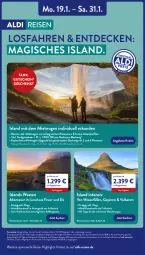Gazetka promocyjna Aldi Nord - Von Montag - Gazetka - ważna od 31.01 do 31.01.2026 - strona 39 - produkty: aldi, angebot, angebote, buch, decke, eis, ente, gutschein, koffer, LG, pril, reis, reise-highlights, Schal, Ti, top-angebot, wasser, Weste, ZTE
