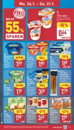 Gazetka promocyjna Aldi Nord - Von Montag - Gazetka - ważna od 31.01 do 31.01.2026 - strona 7 - produkty: auer, aufstrich, aus der tiefkühlung, Bau, Bauer, Becher, beere, bismarck, brot, brotaufstrich, buch, coppenrath, Dr. Oetker, eier, eiersalat, eis, elle, erdbeere, filet, filets, fleisch, fleischsalat, forelle, frischkäse, gin, hering, Herings, heringsfilets, Holz, homann, joghur, joghurt, Käse, Körniger Frischkäse, lachs, Loose, mandel, milch, panna cotta, pfirsich, pizza, Popp, quäse, rel, Ria, ring, ristorante, ristorante pizza, sahne, salami, salat, salz, Sauermilchkäse, Skyr, Spezi, Ti, weihenstephan, zott, ZTE